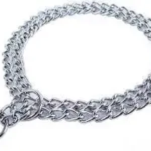 Karlie Flamingo Collar Double Choke Chain (55cmx1.5mm)