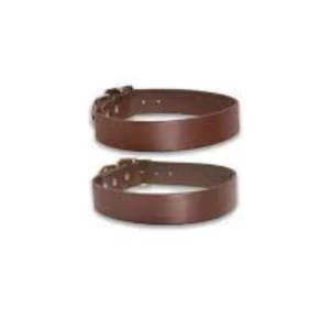 Karlie Flamingo Collar Leather Soft Assorted Brown (M)