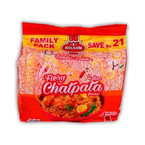 Kolson Noodle Fiery Chatpata Family Pack 4 Pcs