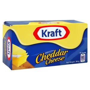 Kraft Processed Cheddar Cheese, 250g