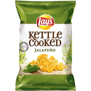 Lays Chips Kettle Cooked Jalapeno 184.2g