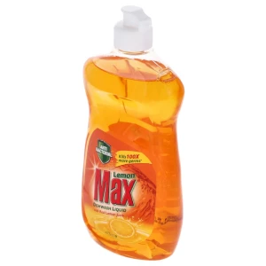 Lemon Max Dishwash Liquid Antibacterial Lemon 475 Ml
