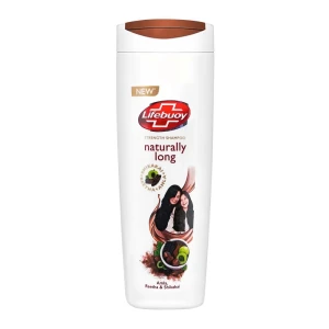 Lifebuoy Naturally Long Strength Shampoo, Amla Reetha & Shikakai, 375ml