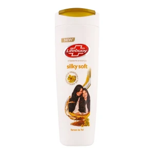 Lifebuoy Silky Soft Milk Protein + Mustard Oil Strength Shampoo, 375ml