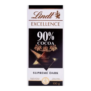 Lindt Excellence 90% Cocoa Supreme Dark Chocolate Bar 100g