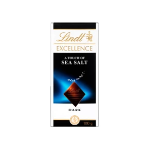 Lindt Excellence A Touch Of Sea Salt Dark Chocolate Bar 100g