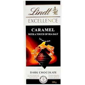 Lindt Excellence Dark Caramel With A Touch Of Sea Salt 100g