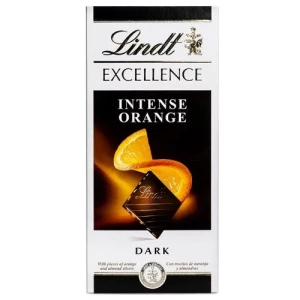 Lindt Excellence Intense Orange Dark Chocolate Bar 100g