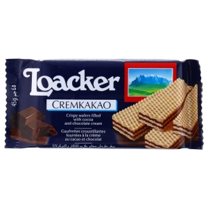 Loacker Wafers Classic Cream Kakao (45gx25 Pcs)