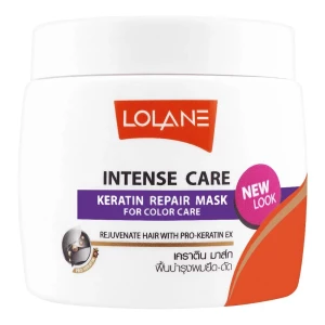 Lolane Intense Care Color Care Keratin Repair Hair Mask, 200g