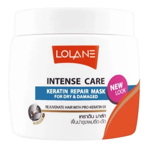 Lolane Intense Care Dry & Damaged Keratin Repair Hair Mask, 200ml