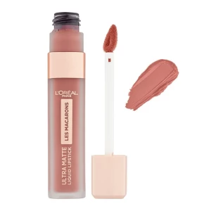 L'Oreal Paris Les Macarons Ultra Matte Liquid Lipstick, 822 Mon Caramel