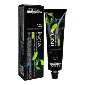 L'Oreal Professionnel Inoa No Ammonia Permanent Hair Colouring Cream, 7.23 Iridescent Golden Blonde