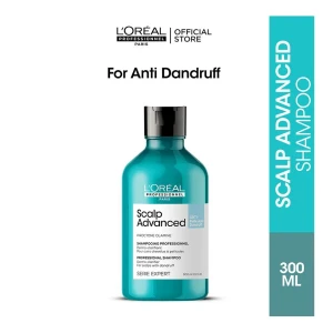 L'Oreal Professionnel Serie Expert Scalp Advanced Anti-Pellicular Dandruff Professional Shampoo, For Scalps With Dandruff, 300ml