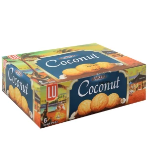 LU Bakeri Biscuits Coconut (6 Snack Packs)