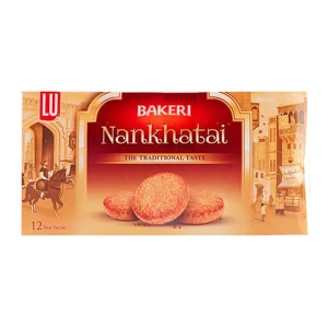 LU Bakeri Nan Khatai Biscuits (12 Bar Packs)