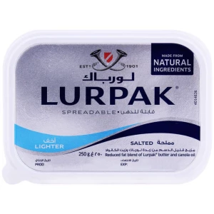 Lurpak Salted Lighter Spreadable Butter 250g