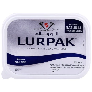 Lurpak Salted Spreadable Butter Tub 500g