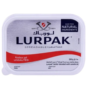 Lurpak Unsalted Spreadable Butter 250g