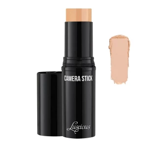 Luscious Cosmetics Camera Stick Full Coverage Cream Foundation, 3 Deep Beige