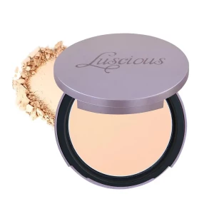 Luscious Soft Light Oil Control Pressed Powder, 1 Ivory