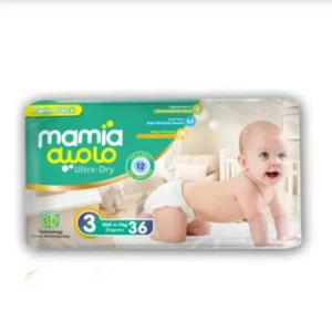 Mamia Baby Daipers Midi Twin Pack Size 3 (6-11 Kg) 36 Pcs