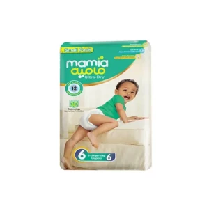 Mamia Baby Diapers Extra Large Small Pack Size 6 (+17 Kg) 6 Pcs