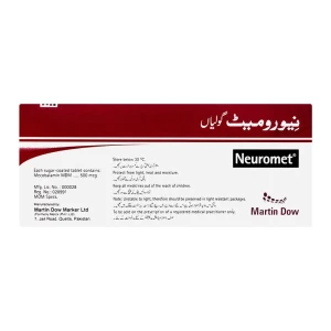 Martin Dow Neuromet Tablet, 500mg, 1-Strip