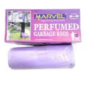 Marvel Perfumed Garbage Bag Medium Lavender For Poop Picker-15 Bags In Box