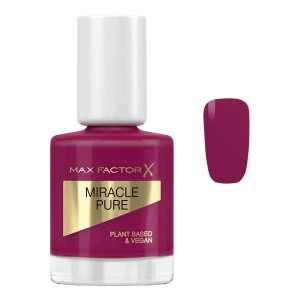 Max Factor Miracle Pure Plant Based & Vegan Nail Polish 12ml, 320, Sweet Plum