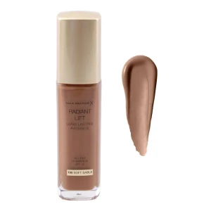 Max Factor Radiant Lift Long Lasting Radiance SPF 30 Foundation, 100 Soft Sable