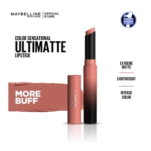 Maybelline New York Color Sensational Ultimate Matte Lipstick, 699 More Buff