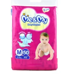 Me & My Baby Diaper Economy Pack Medium (5-9 Kg) 50 Pcs