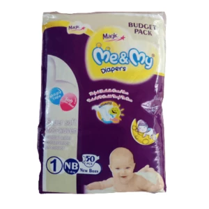 Me & My Baby Diaper Newborn (1-4 kg) Newborn 50pcs