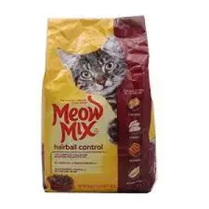 Meow Mix Cat Food Bag Hairball Control 1.43kg