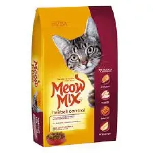 Meow Mix Cat Food Bag Hairball Control 2.86kg