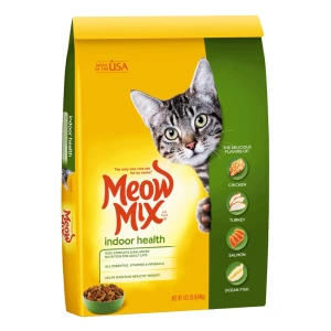 Meow Mix Cat Food Bag Indoor Health Formula 1.43kg