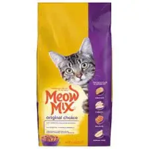 Meow Mix Cat Food Bag Original Choice 2.86kg