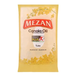 Mezan Canola Oil Pouch 1Ltr.