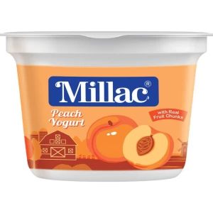 Millac Peach Fruit Yogurt, 100g