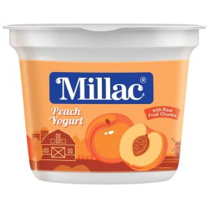 Millac Peach Fruit Yogurt, 250g