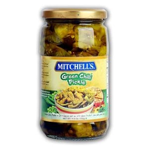 Mitchell's Green Chili Pickle 340 gm