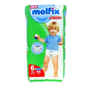 Molfix Baby Diaper Pants Extra Large Size 6 (15+ Kg) 44 Pcs