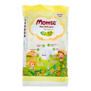 Momse Baby Diaper Economy XL Size 5 (12-17 Kg) 30 pcs