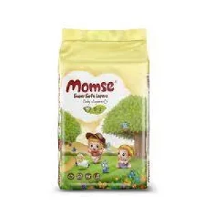 Momse Baby Diaper Mega Small Size 1 (2-5 Kg) 80 pcs