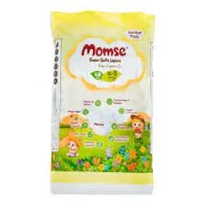 Momse Baby Diaper Mega XL Size 5 (12-17 kg) 60pcs