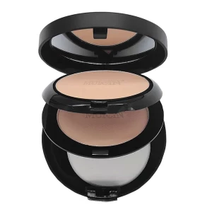 Muicin 3-In-1 Two Way Cake Color Control Compact Face Powder, 100 Fair