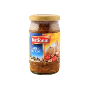 National Garlic Pickle Bottle 310 gm