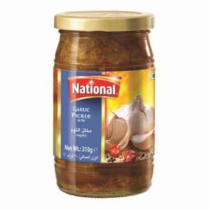 National Garlic Pickle In Oil 370Gm