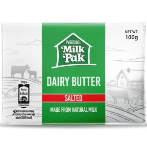 Nestle Milkpak Dairy Butter, Salted, 100g